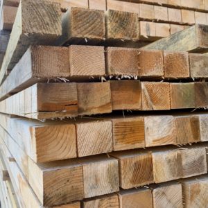 Bois de charpente brut