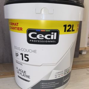 Sous couche plaque de plâtre