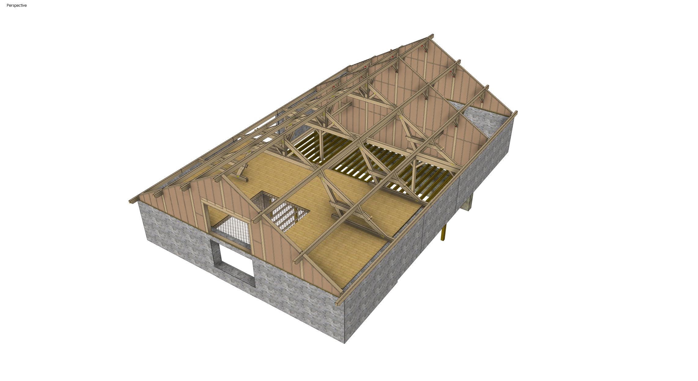 Modification d’une bâtisse extérieure et rénovation intérieure