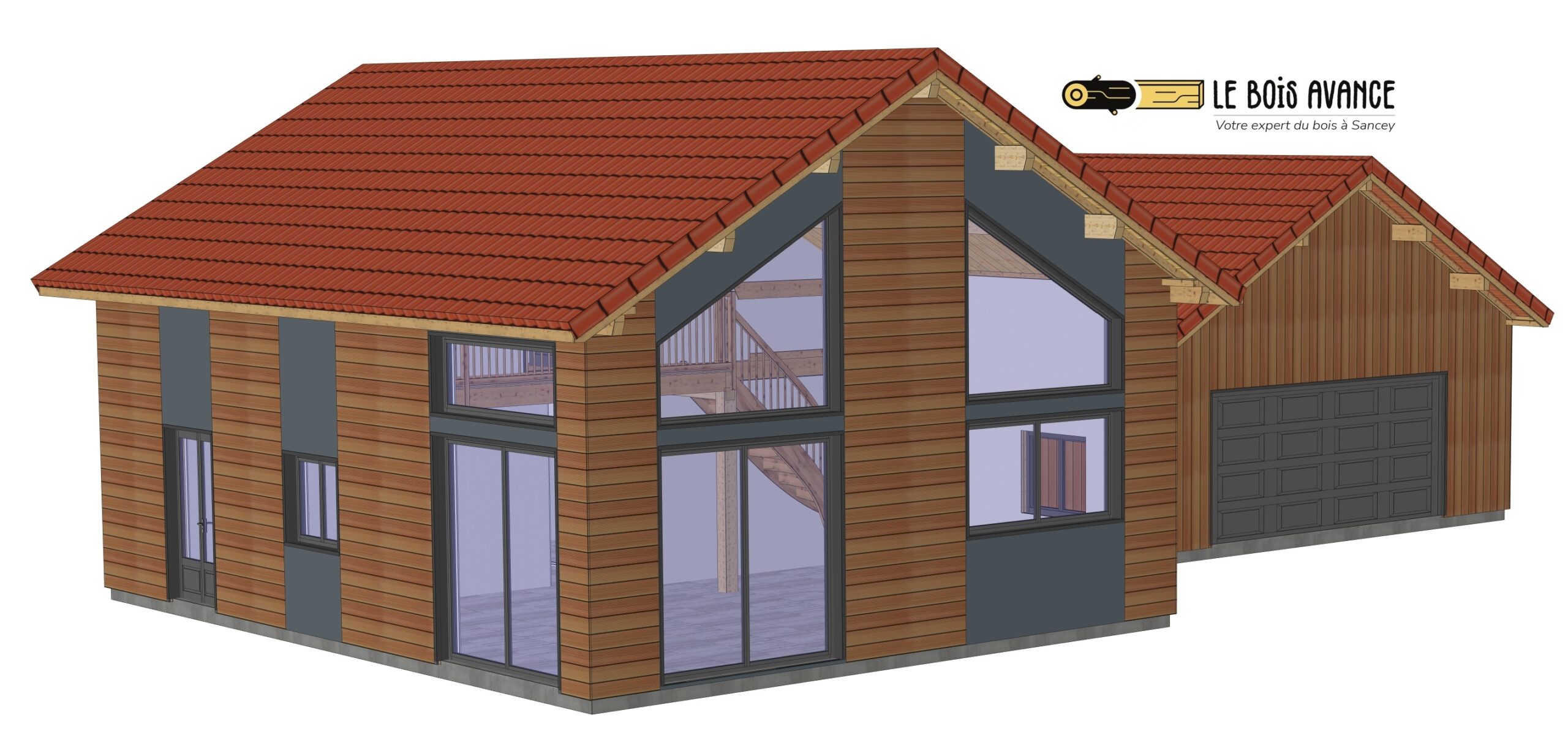 MAISON A OSSATURE BOIS