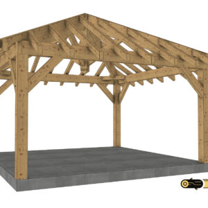 Pergola Bois 4 Pans – Kit en différentes dimensions
