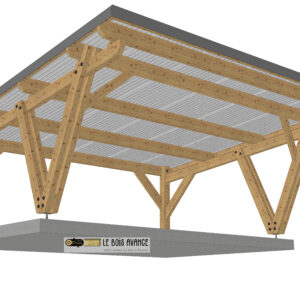 PARIS - 1 pan toit plat 6,00 x 6,00 ml